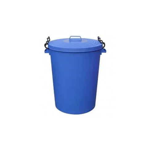 110L Clip Bin with Lid Blue