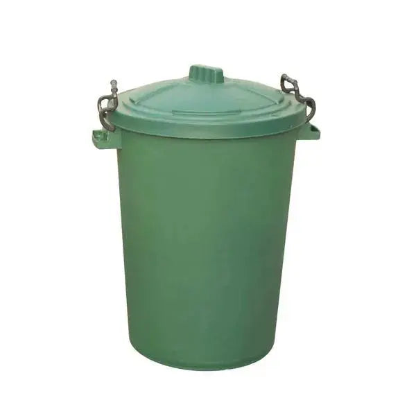 85L Clip Bin with Lid Green