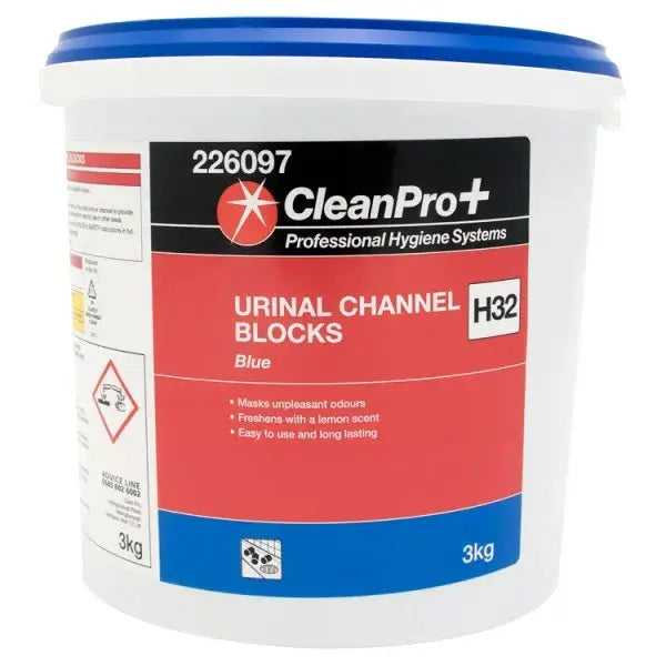 CleanPro+ Blue Urinal Channel Blocks H32 3kg