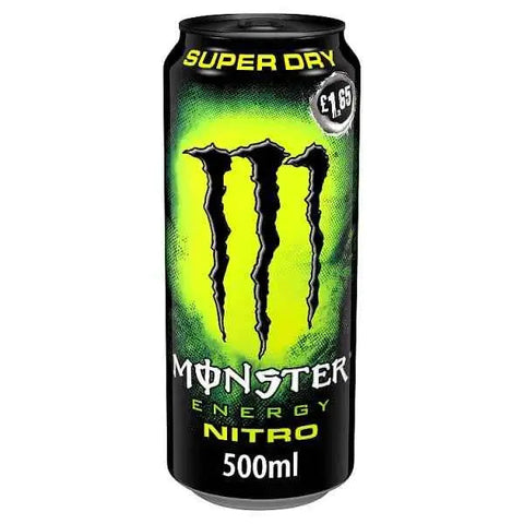 Monster Energy Drink Nitro Super Dry 12 x 500ml (Case of 12)