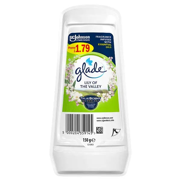 Glade Solid Gel Lily of the Valley Air Freshener 150g (Case of 8)