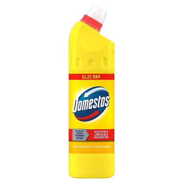 Domestos Thick Bleach Citrus Fresh 750 ml (Case of 9)