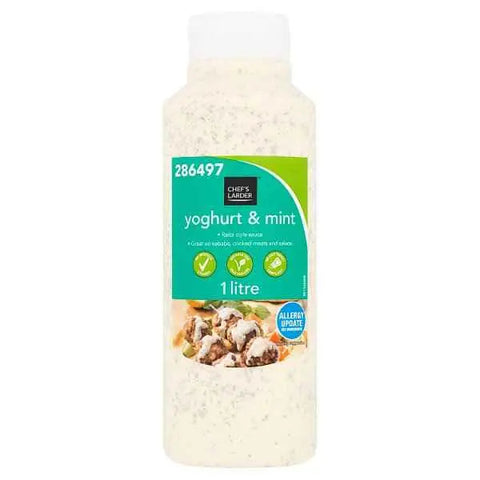 Chefs Larder Yogurt and Mint Dressing 1 Litre