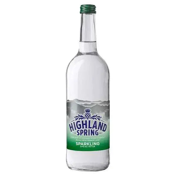 Highland Spring Sparkling Spring Water 750ml (Case of 12)