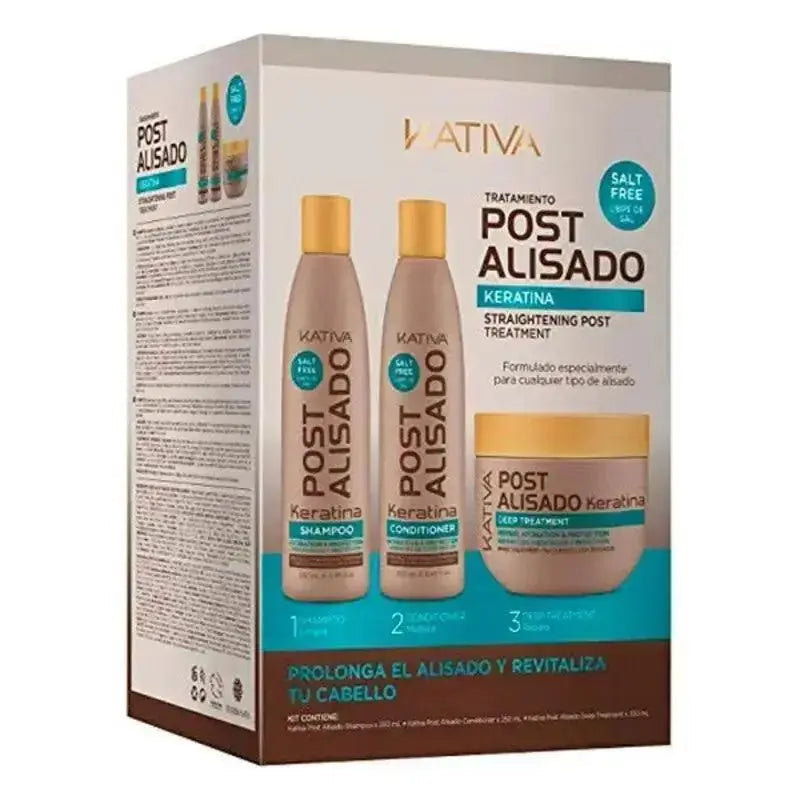 Hair Straightening Treatment Kativa 7750075024274 (3uds)
