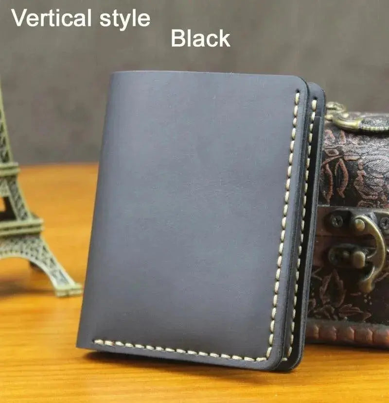Handmade Vintage horse Genuine Leather Men Wallet