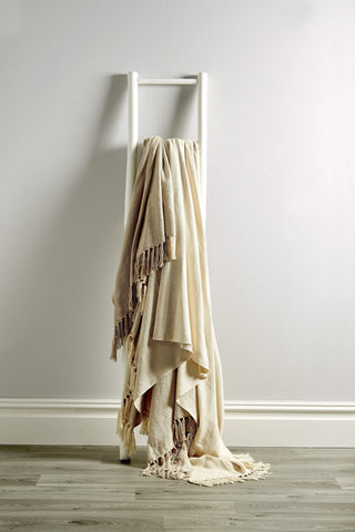 OLIVIA ROCCO Handwoven Large Check Pure Indian Cotton Throw Blanket With Tassels Eco Friendly Home Decor Multiple Sizes Available