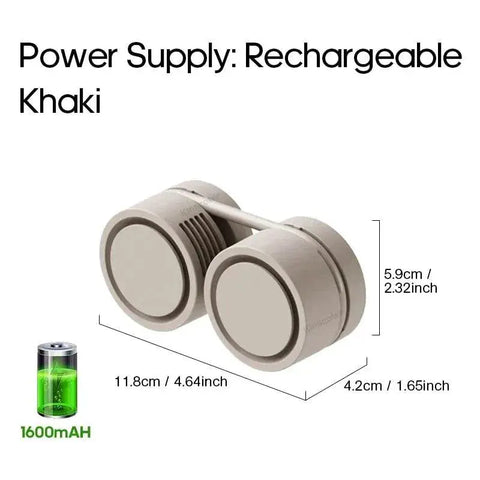 Hanging Neck Fan Power ventilador Bladeless Neckband Fan Portable Mini Air Cooler USB Rechargeable Electric Fans