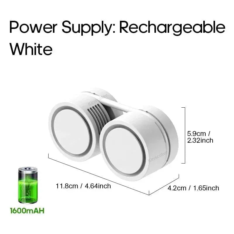 Hanging Neck Fan Power ventilador Bladeless Neckband Fan Portable Mini Air Cooler USB Rechargeable Electric Fans