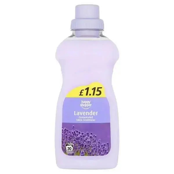Happy Shopper Lavender Concentrated Fabric Conditioner 30 Washes 750ml (Case of 8)
