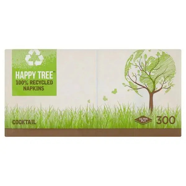Happy Tree 300 Cocktail Ultra Ply Napkins - Sets of 300