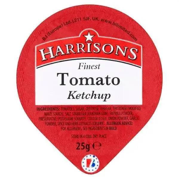Harrisons Finest Tomato Ketchup Dip Pots 100 x 25g