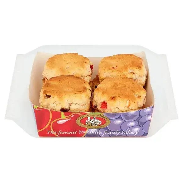 Haywood & Padgett 8 Cherry & Sultana Scones (Case of 8)