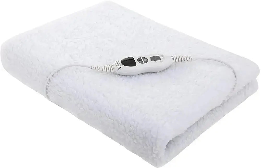 Heated Underblanket 150x80cm Electric Blanket with 10 Temperature Levels Washable 3H Timer