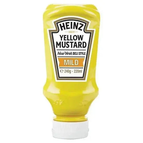 Heinz Mild Yellow Mustard 240g (Case of 8)