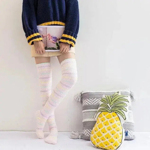 Helisopus New Winter Thigh High Socks