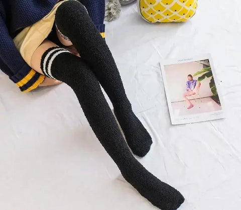 Helisopus New Winter Thigh High Socks