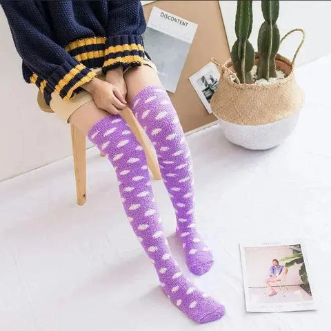Helisopus New Winter Thigh High Socks
