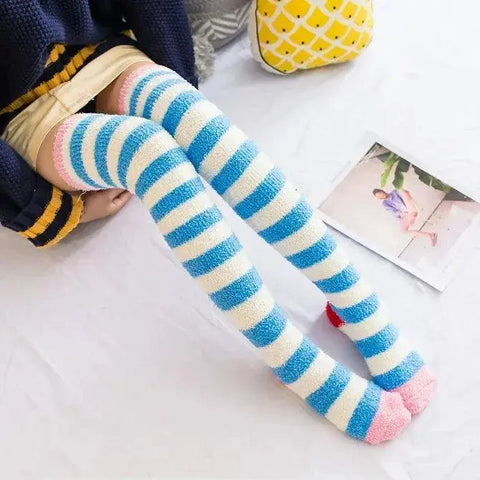 Helisopus New Winter Thigh High Socks