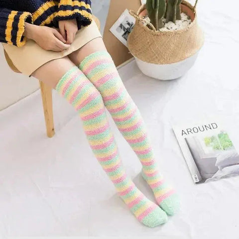 Helisopus New Winter Thigh High Socks