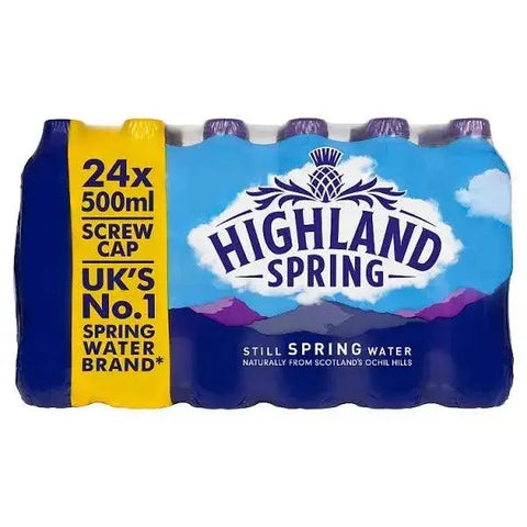 Highland Spring Still Spring Water 500ml (Case of 24)