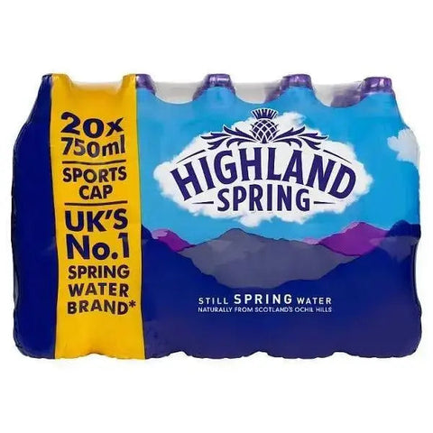 Highland Spring Still Spring Water 750ml (Case of 15)