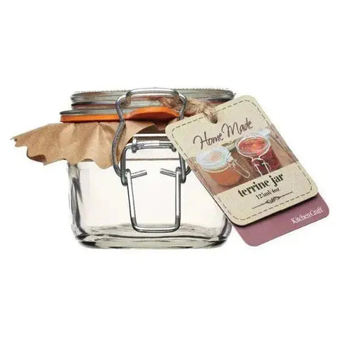 Home Made Deluxe Glass Terrine Jar - 125ml (4oz)