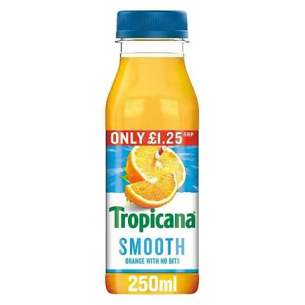Tropicana Smooth Orange No Bits 250ml (Case of 8)