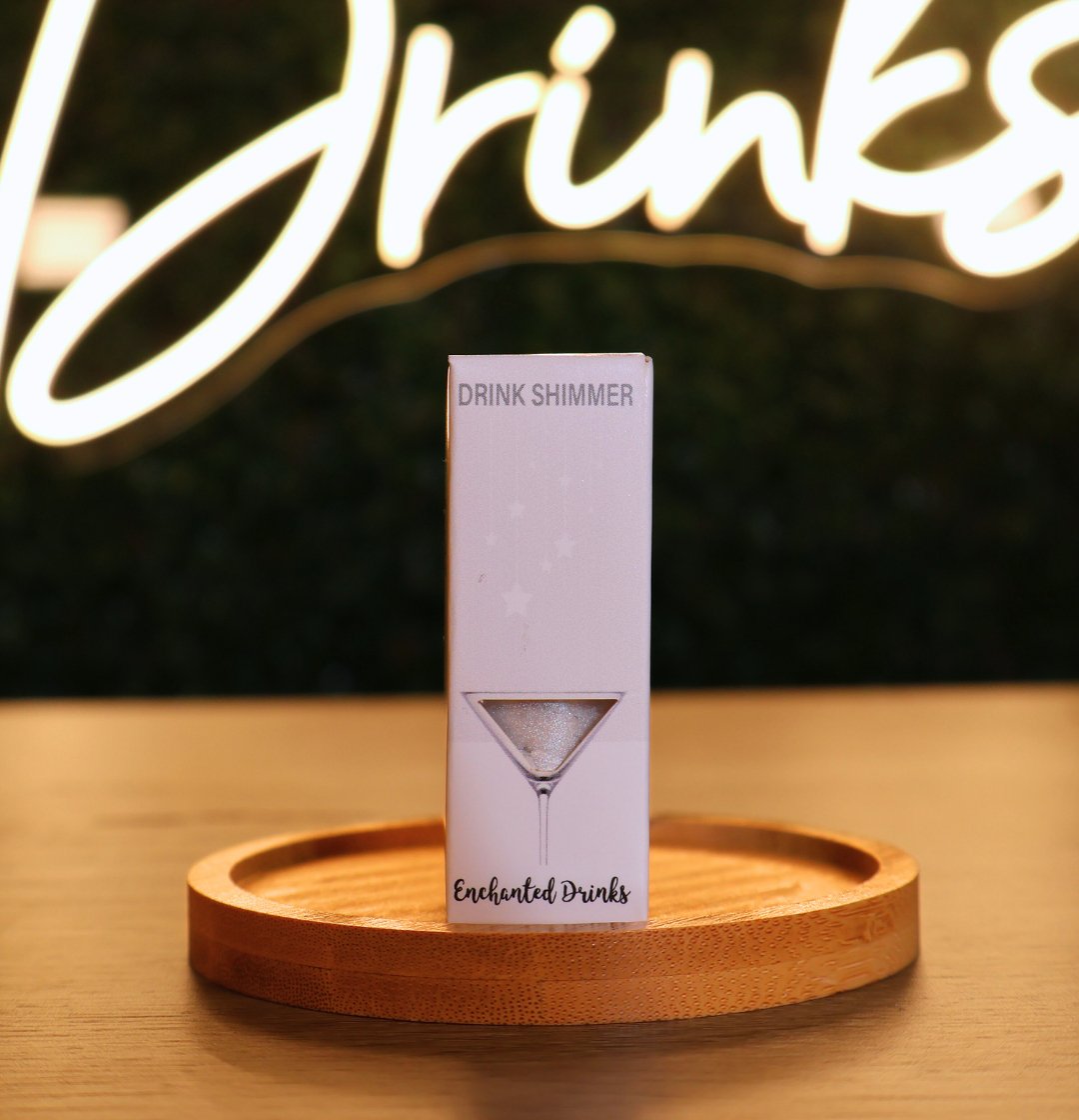 White Edible Drink Shimmer