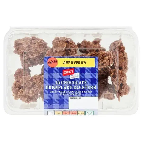 Jack's 15 Chocolate Cornflake Clusters (Case of 4)