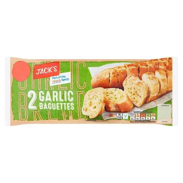 Jacks 2 Garlic Baguettes 338g