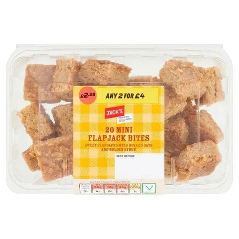 Jack's 20 Mini Flapjack Bites (Case of 4)