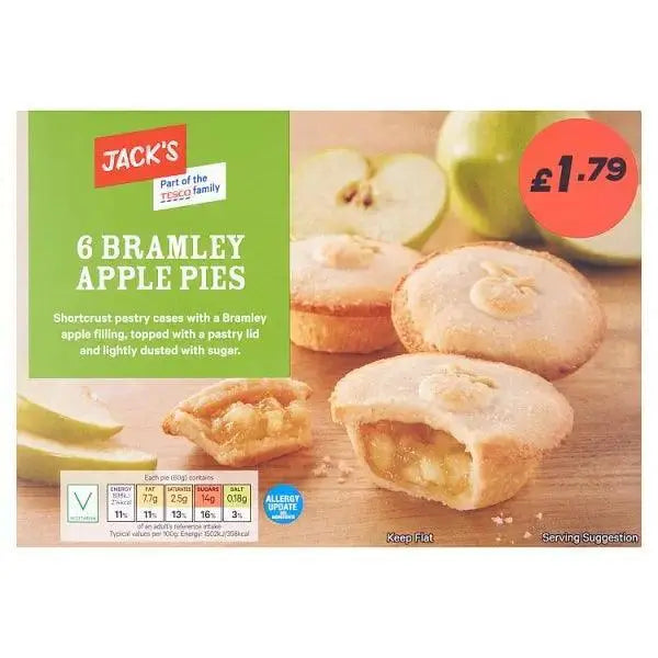Jack's 6 Bramley Apple Pies