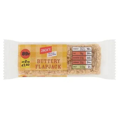 Jack's Buttery Flapjack 85g (Case of 12)