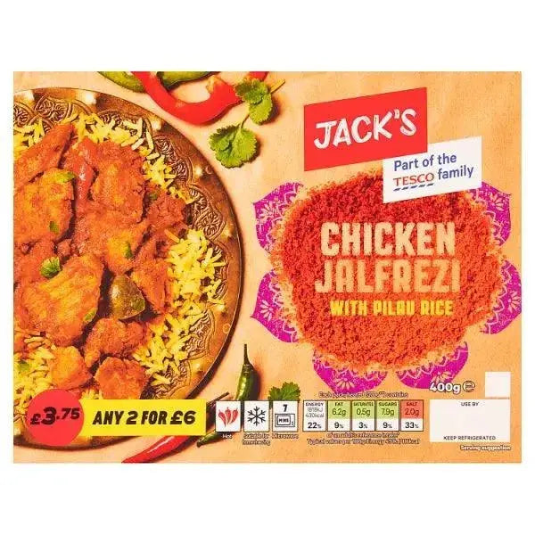 Jack's Chicken Jalfrezi with Pilau Rice 400g