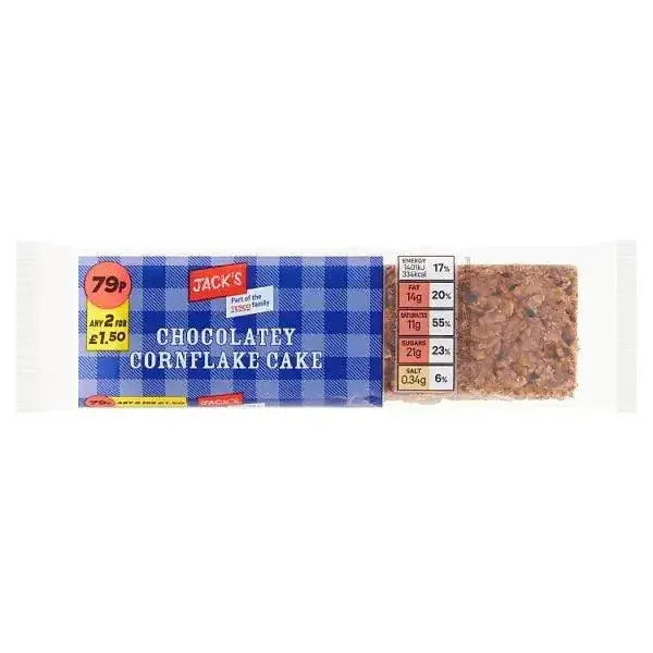 Jack's Chocolatey Cornflake Cake 70g (Case of 12)