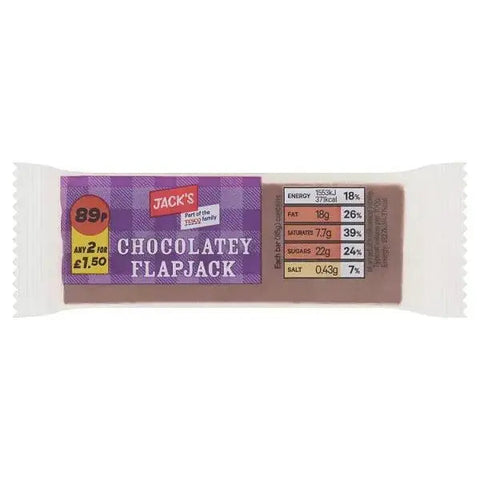 Jack's Chocolatey Flapjack 85g (Case of 12)