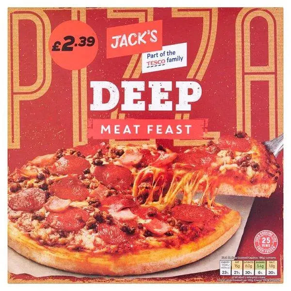 Jacks Deep Meat Feast 386g (Case of 7)