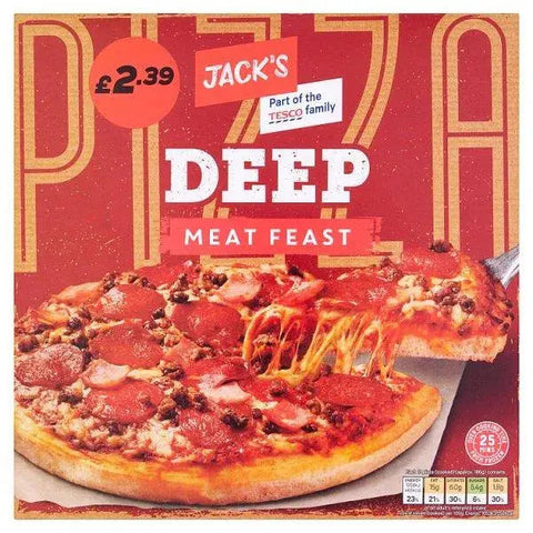 Jacks Deep Meat Feast 386g (Case of 7)