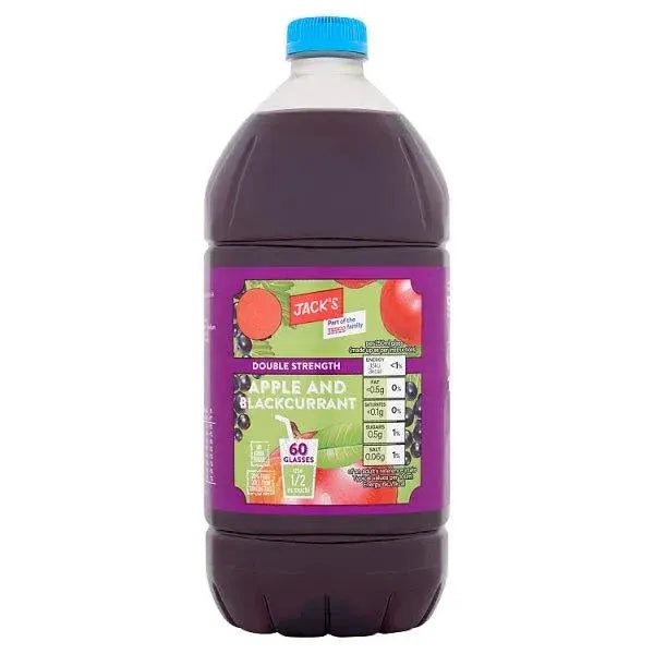Jacks Double Strength Apple and Blackcurrant 1.5 Litre (Case of 8)
