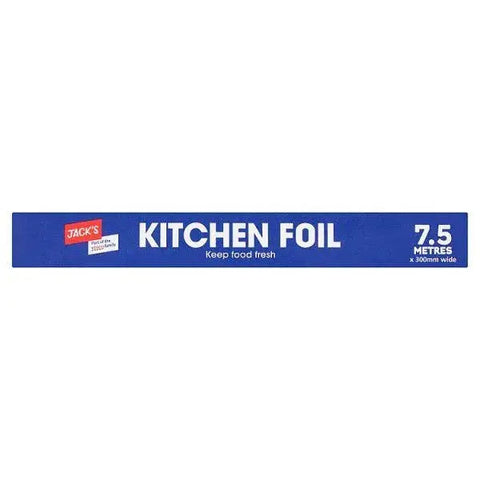Jacks Kitchen Foil 7.5 Metres x 300mm Wide