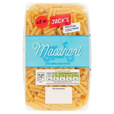 Jack's Macaroni 500g (Case of 12)