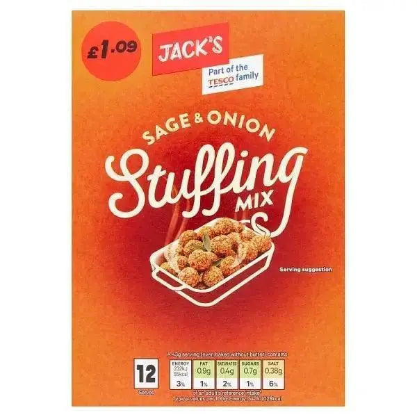 Jack's Sage & Onion Stuffing Mix 170g (Case of 6)
