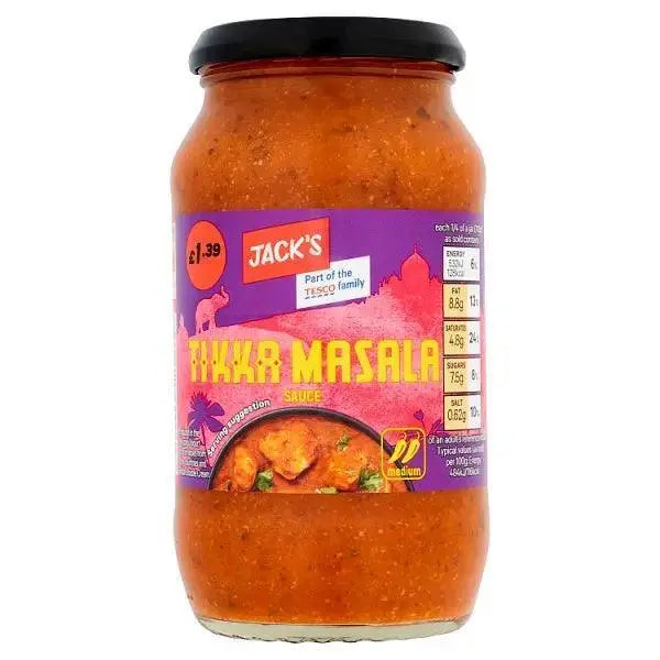 Jack's Tikka Masala Sauce 440g (Case of 6)