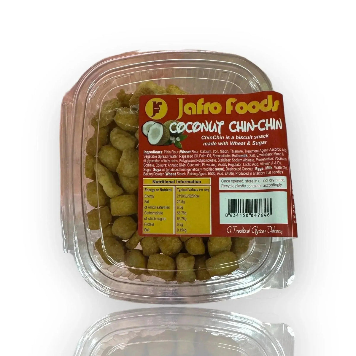 Jafro Foods Chin Chin in Plastic Container made with flour