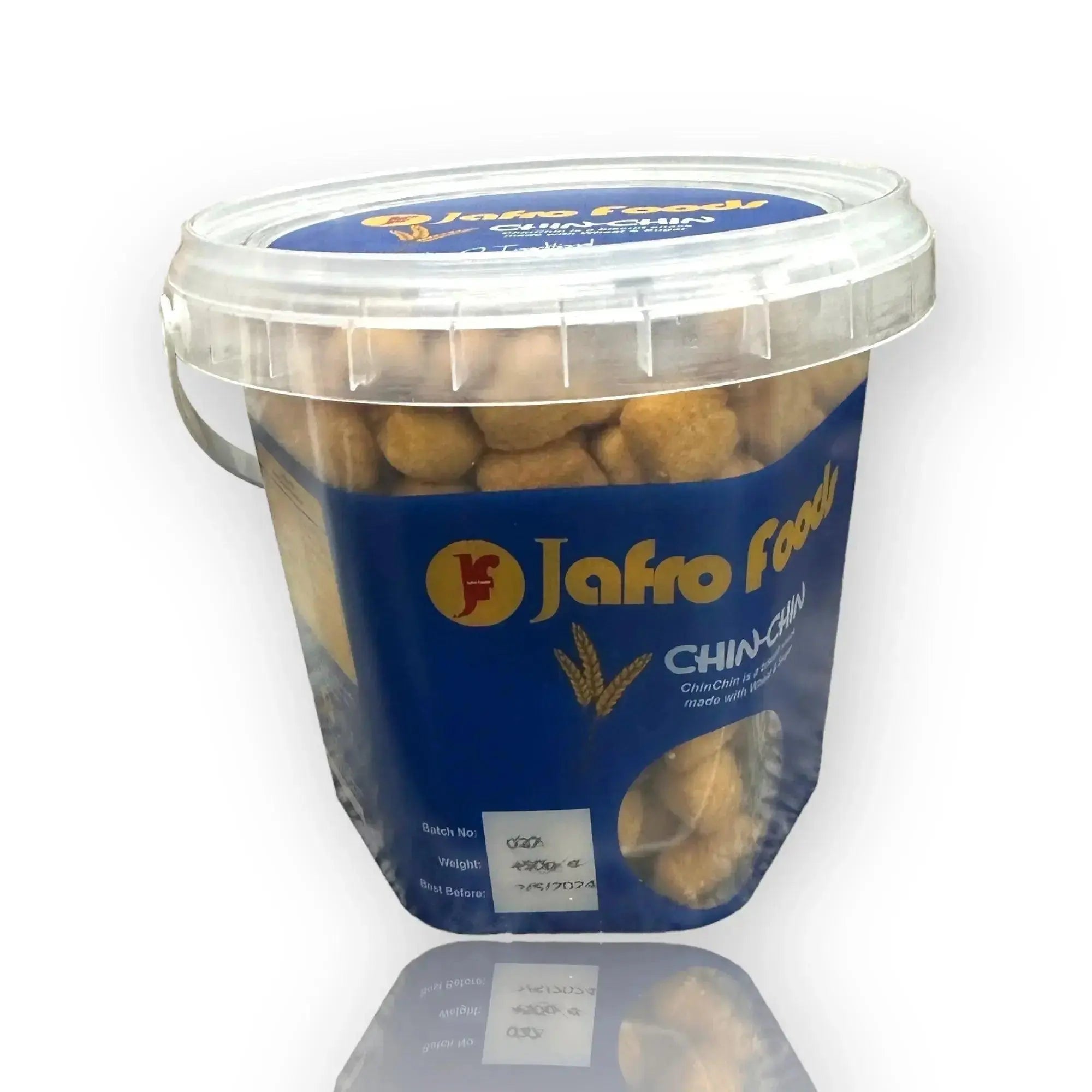 Jafro Foods Chin Chin in Plastic Container made with flour