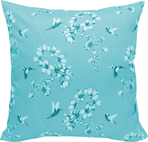 OLIVIA ROCCO Jardin Duckegg Waterproof Outdoor Cushion Covers 17x17 Inches 43x43 CM Water Resistant for Patio Garden Beach Indoor Use