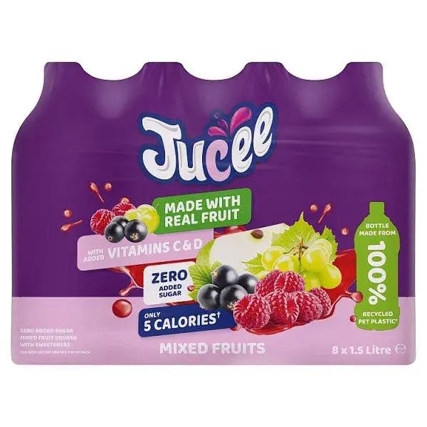 Jucee Mixed Fruit 8 x 1.5 Litre (Case of 8)