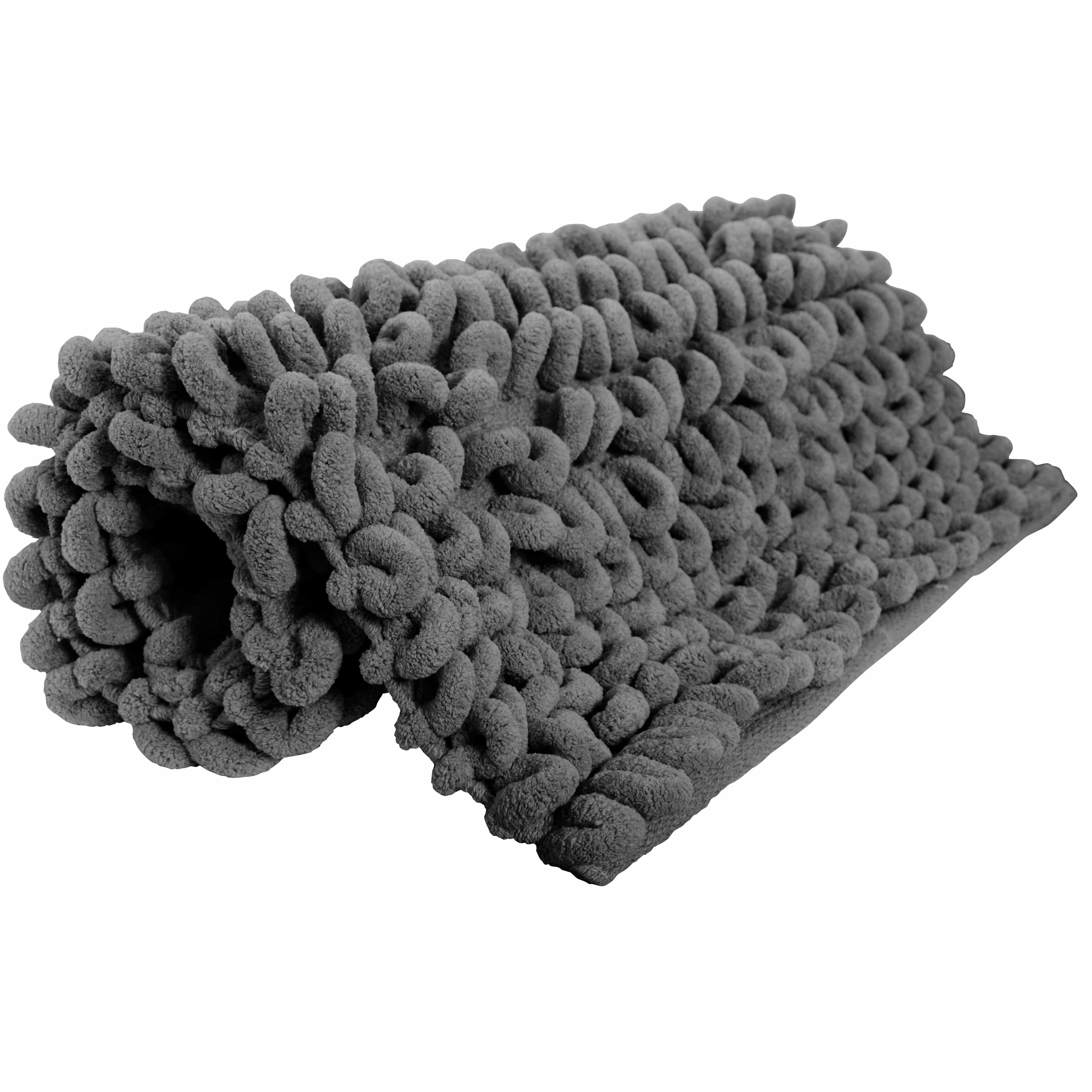 OLIVIA ROCCO Jumbo Loop Bath Mat Non Slip Water Absorbent Rug For Shower And Toilet Large Size Floor Mat Plush Loop Design