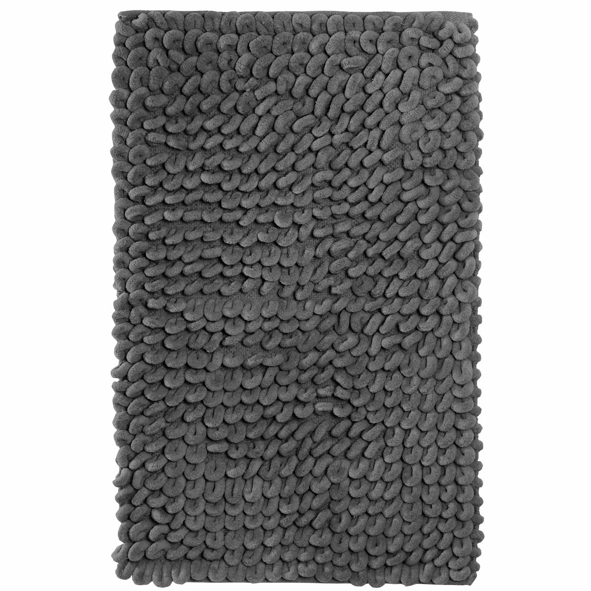 OLIVIA ROCCO Jumbo Loop Bath Mat Non Slip Water Absorbent Rug For Shower And Toilet Large Size Floor Mat Plush Loop Design